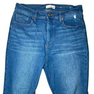 Loft - Distressed Kick Crop Jeans - Women's Size 28/6